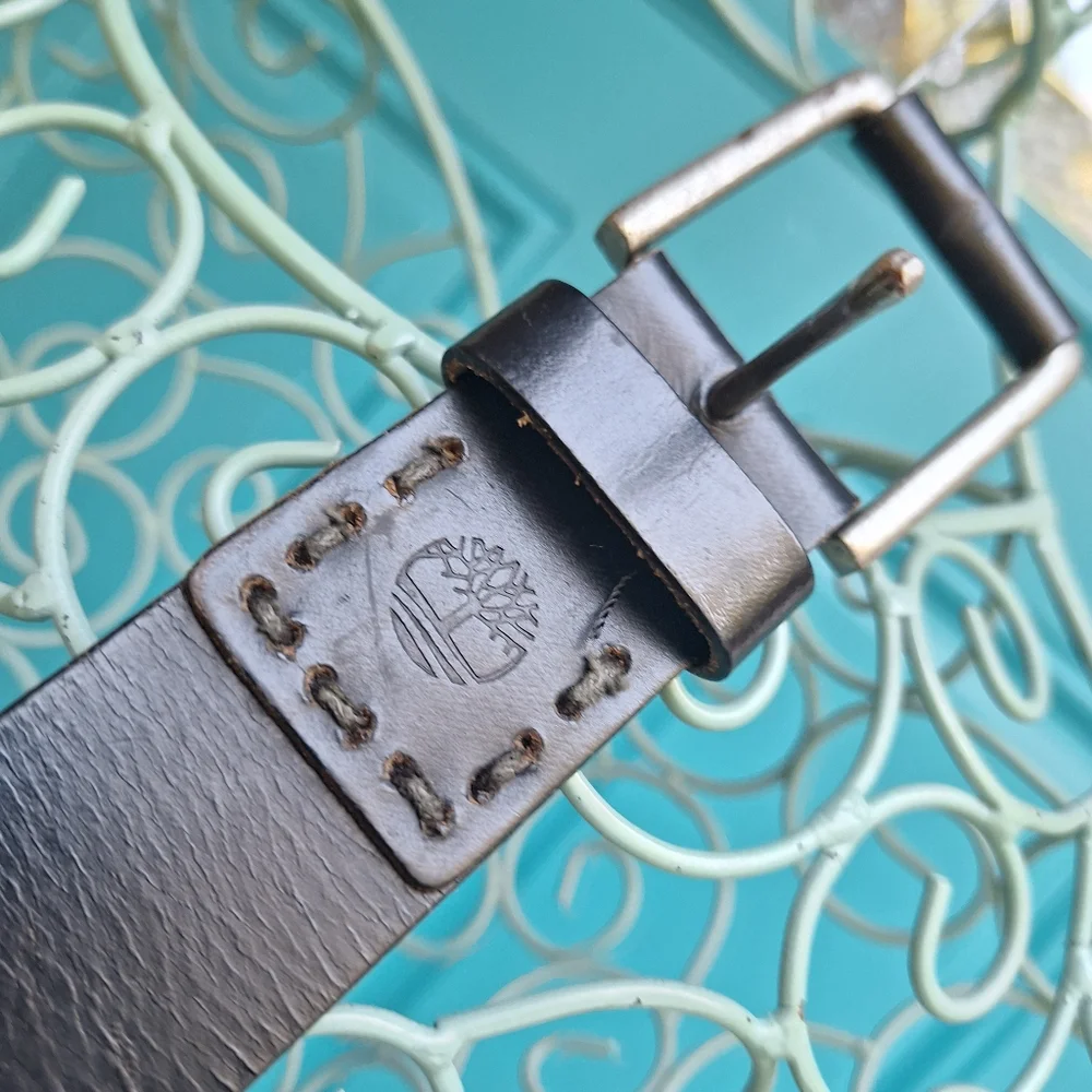 Genuine Leather Belt Western Belt Timberland Belt Real Leather 32 - Picture 5 of 17